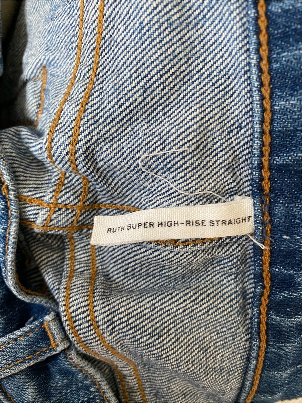 rag & bone Ruth Super High Rise Straight-Leg Jeans - Picture 5 of 7